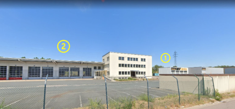 To let – 9,800 m² industrial building in Forbach near Metz (57)
