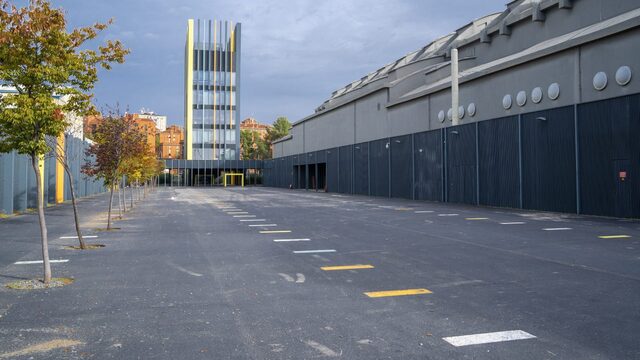 To let – Offices within the La Nave co-working space in Madrid, Spain
