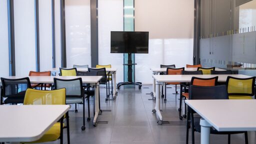 To let – Offices within the La Nave co-working space in Madrid, Spain