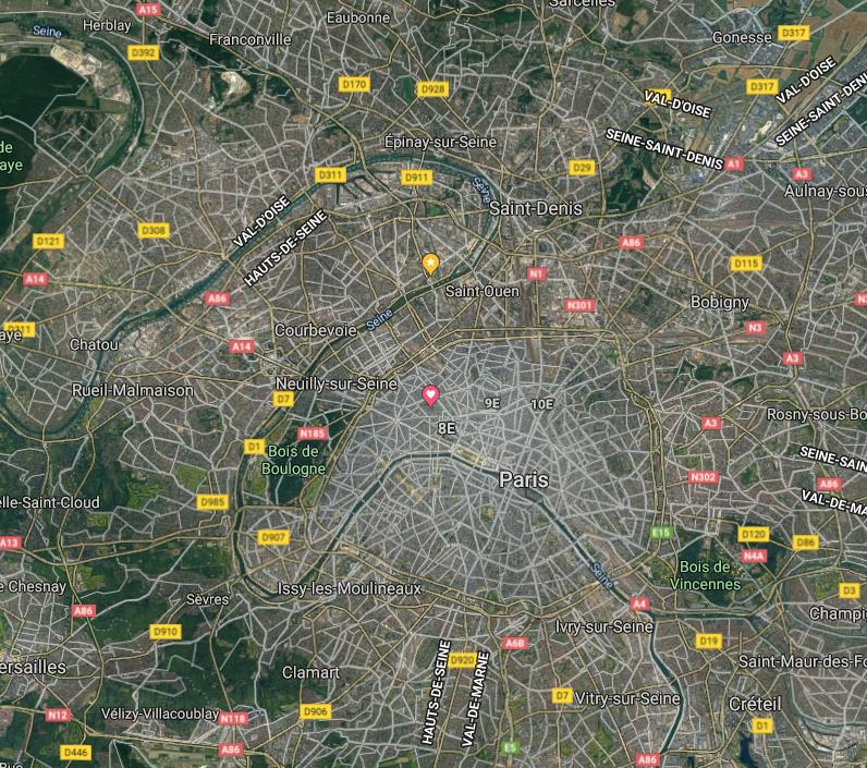 226 m² of offices to let in Bezons, near Paris