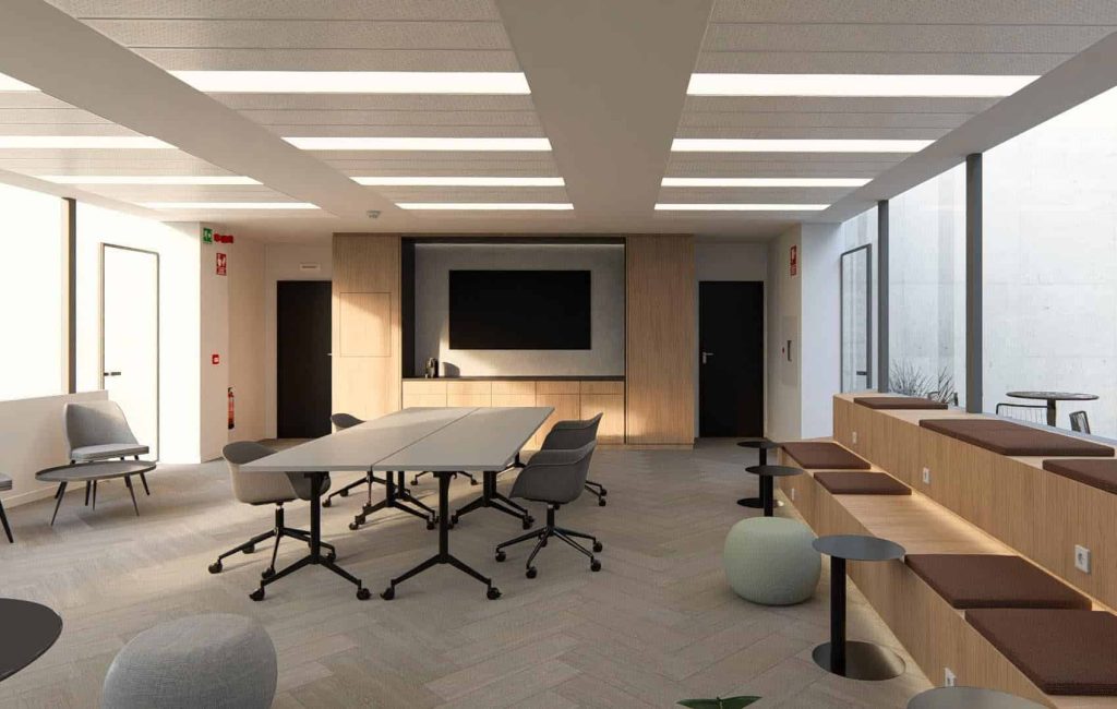 To let – Offices ranging from 850 to 1,139 m² in the Fuencarral district of Madrid – Spain