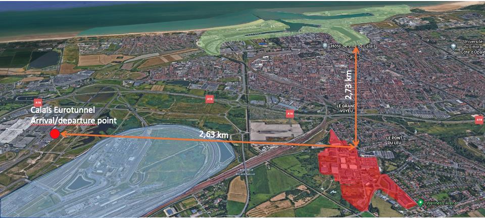 For rent – 3,150 m² warehouse near Calais – Pas-de-Calais (62)