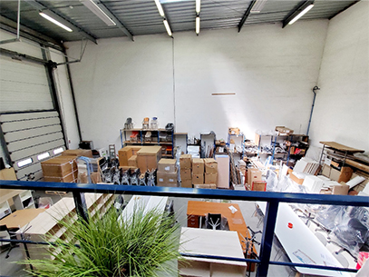 To let – 293 m² industrial warehouse in the Marcel Doret Business Park in Calais – Pas-de-Calais (62)