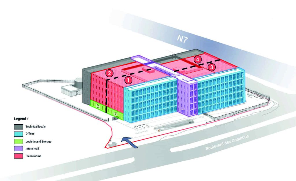 To let – Modular laboratories from 2,700 m² in Évry-Courcouronnes, Essonne (91)