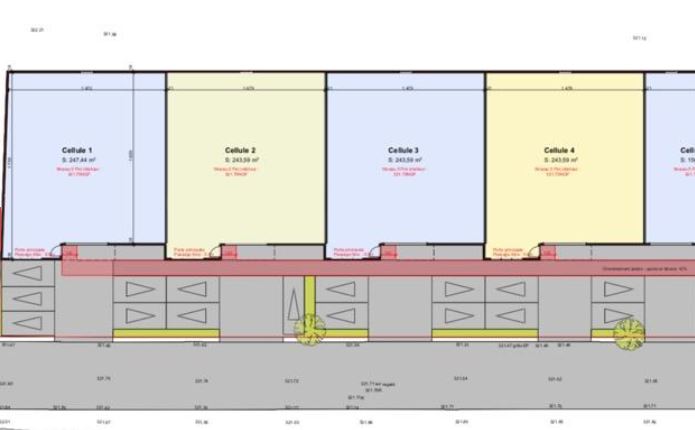 To let – 150 m² business premises in Vieux-Charmont – Doubs (25)