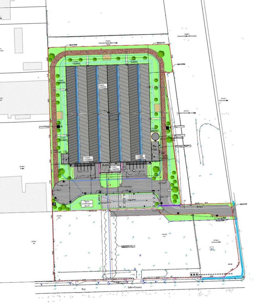 To let or for sale – Industrial warehouses totalling 12,902 m² in Calais – Pas-de-Calais (62)