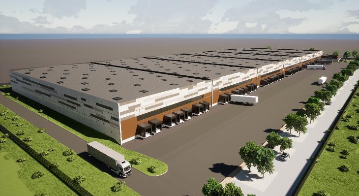 For sale – 36,000 m² logistics warehouse (divisible) in the Eurotransit business park in Trémery – Moselle (57)