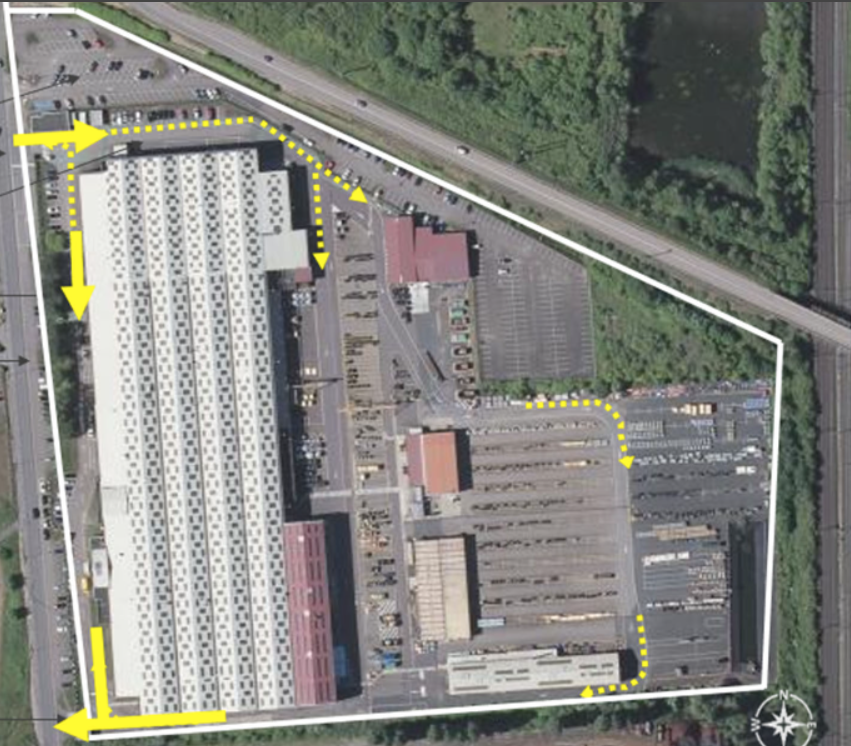 For sale – a single, undivided warehouse of 23,700 m² in Norroy-le-Veneur, near Metz (57)