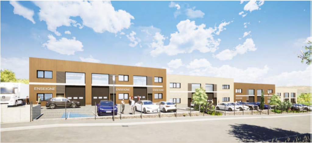 For sale – divisible industrial premises ranging from 163 m² to 3,970 m² in Bertrange, near Metz
