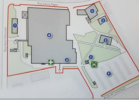 For sale/to let – Industrial premises of 10,408 m², divisible, in Creutzwald