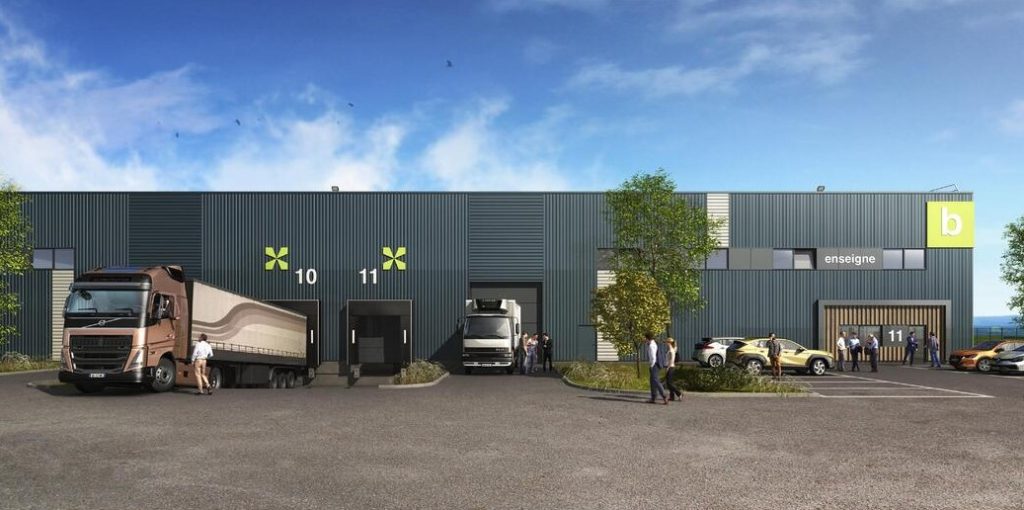 For sale or to let – Business premises ranging from 741 m² to 11,586 m² in the ZA Turquerie business park in Calais – Pas-de-Calais (62)