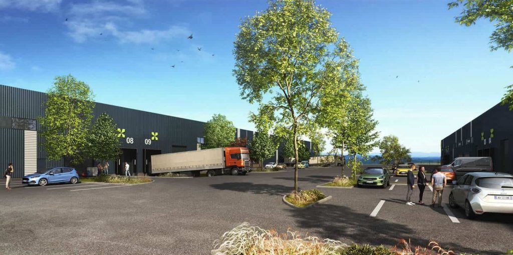 For sale or to let – Business premises ranging from 741 m² to 11,586 m² in the ZA Turquerie business park in Calais – Pas-de-Calais (62)