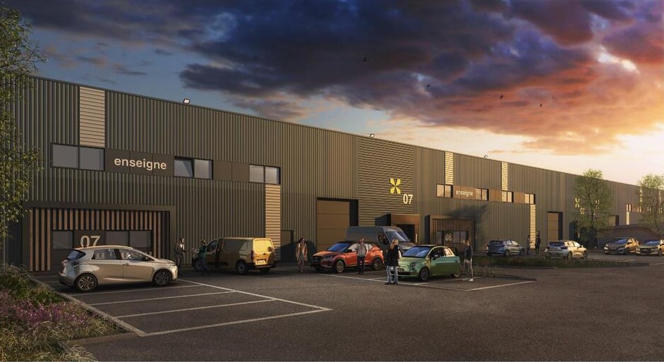 For sale or to let – Business premises ranging from 741 m² to 11,586 m² in the ZA Turquerie business park in Calais – Pas-de-Calais (62)