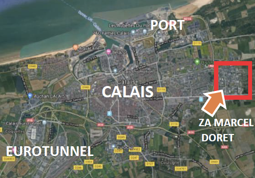 For sale – 10,000 m² plot of land in Calais