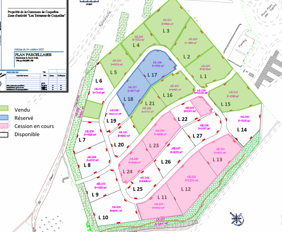 For sale – 80,000 m² plot of land in Calais