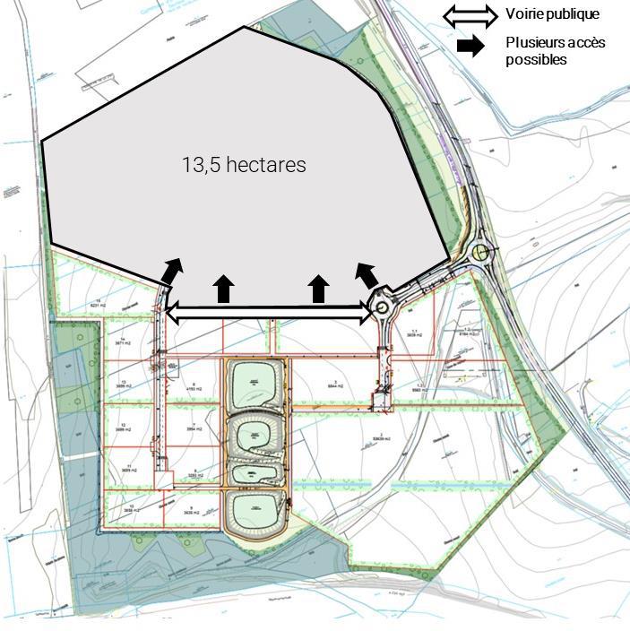 For sale – 13.5-hectare industrial site in the Vesoul Sud Business Park – Echenoz-la-Méline (70)