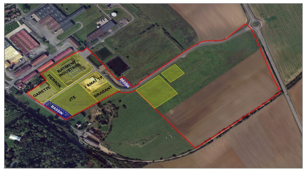 For sale – Industrial land ranging from 3,000 to 120,000 m² in Étain (55), near Metz