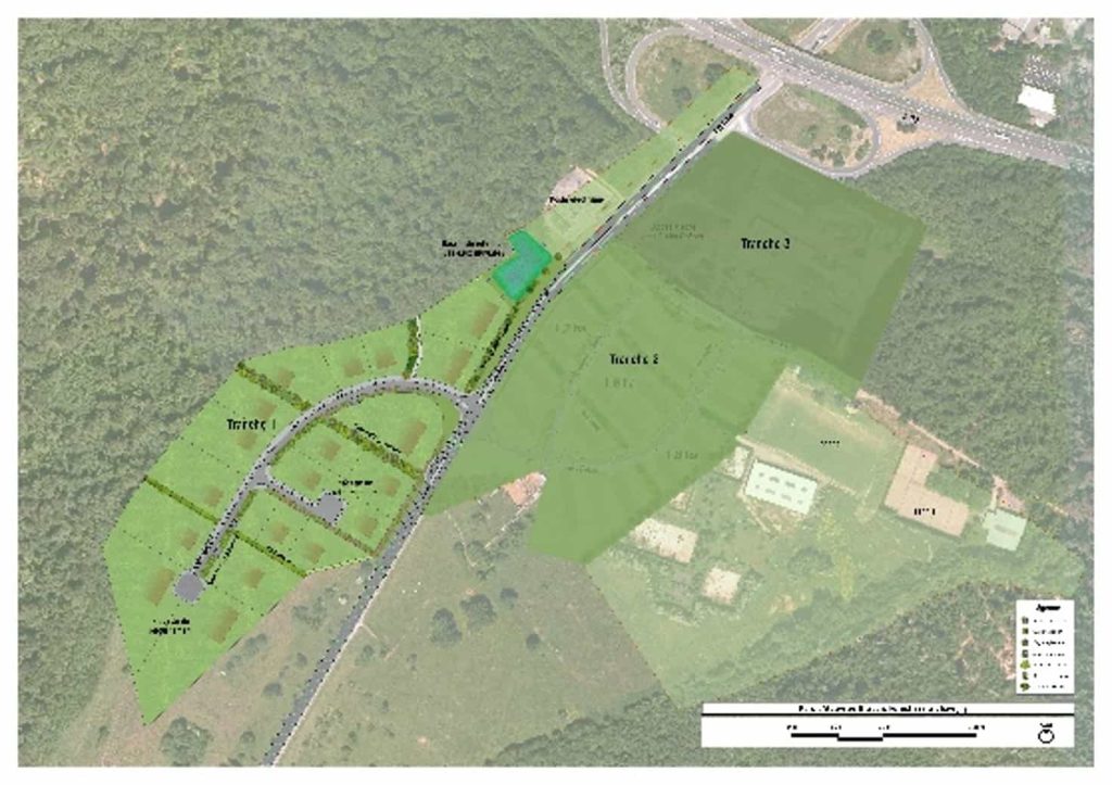 For sale – 8,000 m² industrial plot in the Brabois Forestière business park near Nancy – Meurthe-et-Moselle (54)