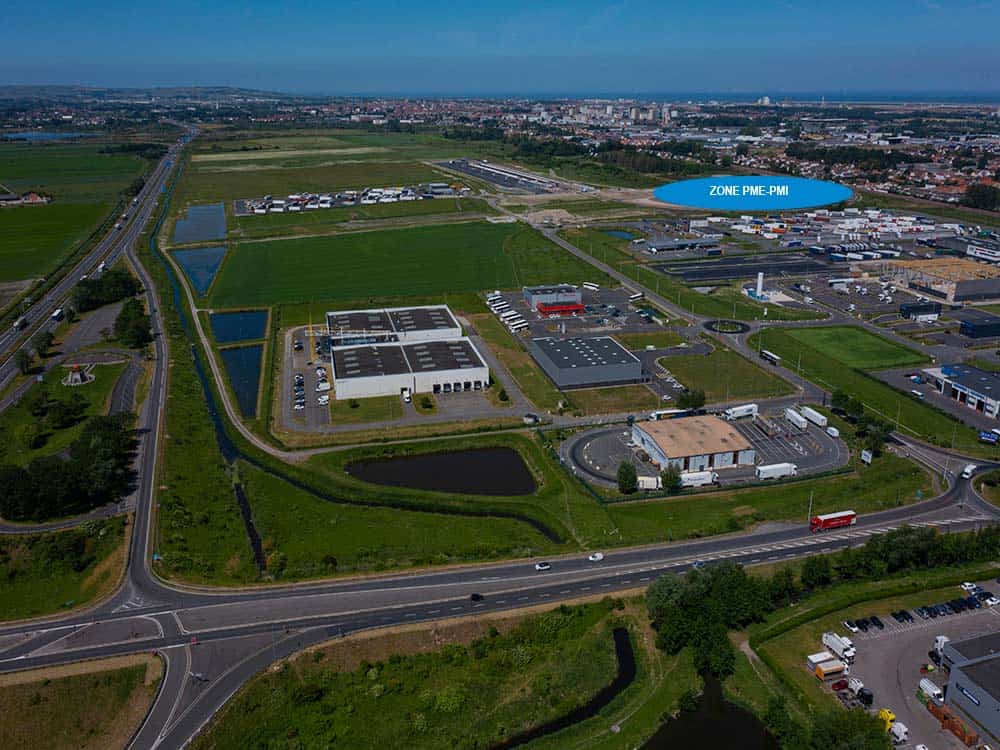 For sale – 8,890 m² industrial plot in the Turquerie business park in Calais – Pas-de-Calais (62)