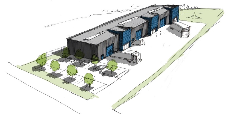 Industrial building in Nevers Magny-Cours