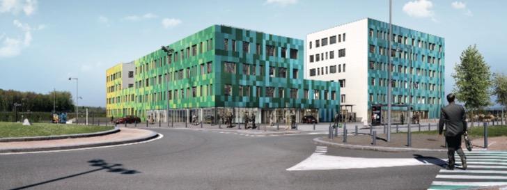 Offices up to 1,200 m² to let or for sale in Meroux