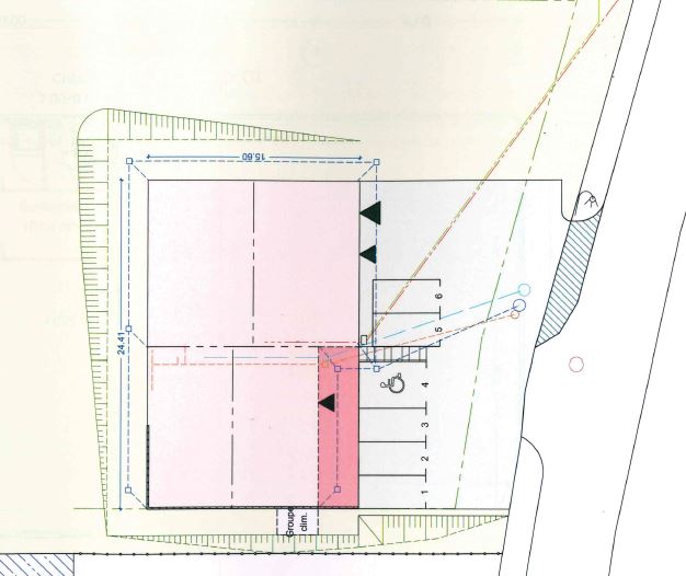 Business premises for rent, with a floor area of 440 m², near Montbéliard