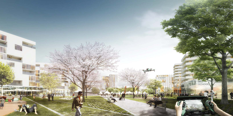 Urban business park in Brussels-Capital: MediaPark