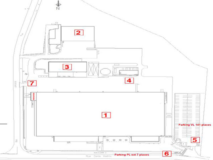 20,000 m² fresh and frozen food processing site for sale on the Bordeaux–Toulouse route