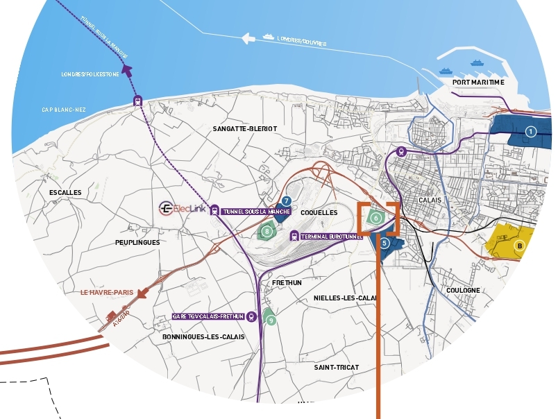 11-hectare plot of land for sale in Calais