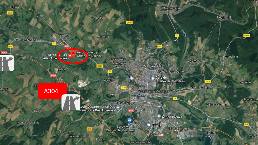 283 m² plot of land for sale at an aerodrome – Charleville-Mézières