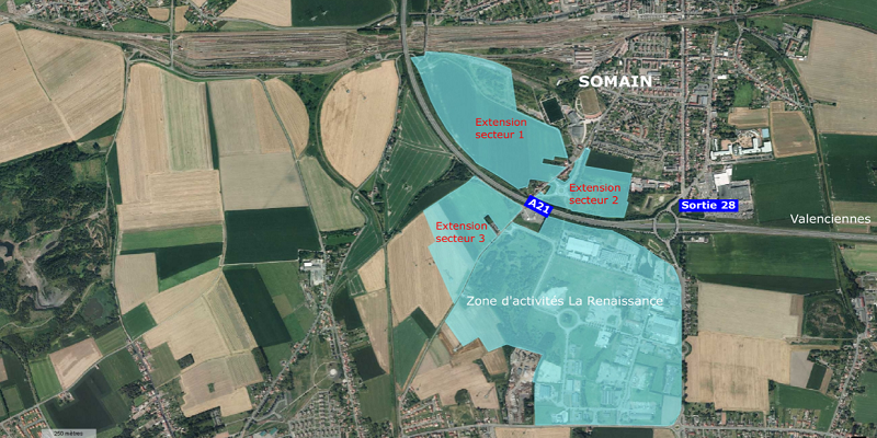 Industrial land for sale in Douai / Valenciennes – 59 ha – Hauts-de-France