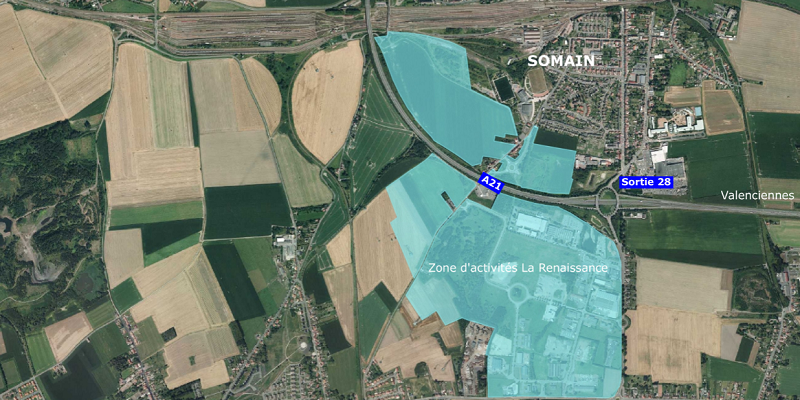 Industrial land for sale in Douai / Valenciennes – 59 ha – Hauts-de-France