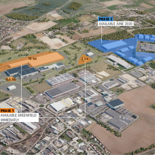 50 ha of land for sale at the SaôneOr industrial estate in Saône-et-Loire (71)