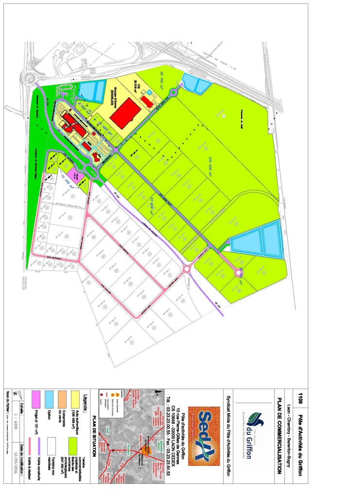Industrial land in the Hauts-de-France region/Laon