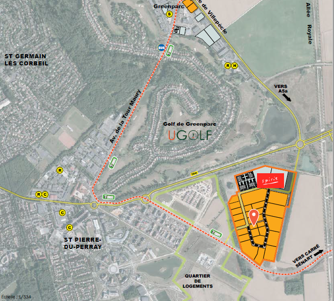 Industrial plots ranging from 2,000 to 19,000 m² for sale near Evry – Essonne (91)
