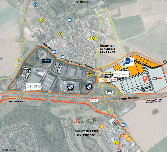 Industrial and logistics sites ranging from 2,200 to 6,500 m² for sale near Evry – Essonne (91)