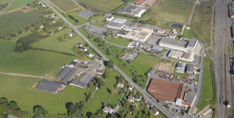 Industrial plots in the Givet multimodal park