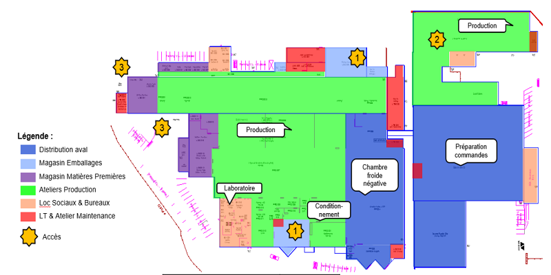 Food processing plant for sale – 20,888 m² – Near Germany / Moselle