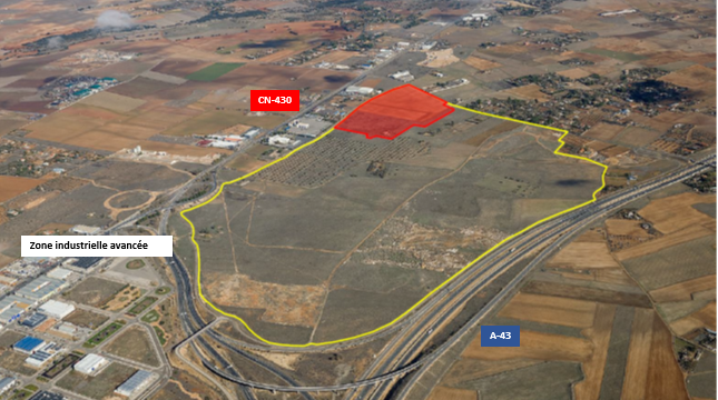 Ciudad Real Industrial Estate in Castile-La Mancha, Spain