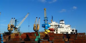 Industrial and port area – Caen, Normandy